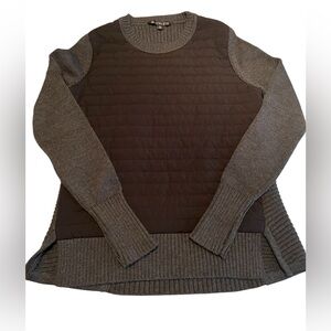 Athleta Charcoal Knit Pullover Sweater